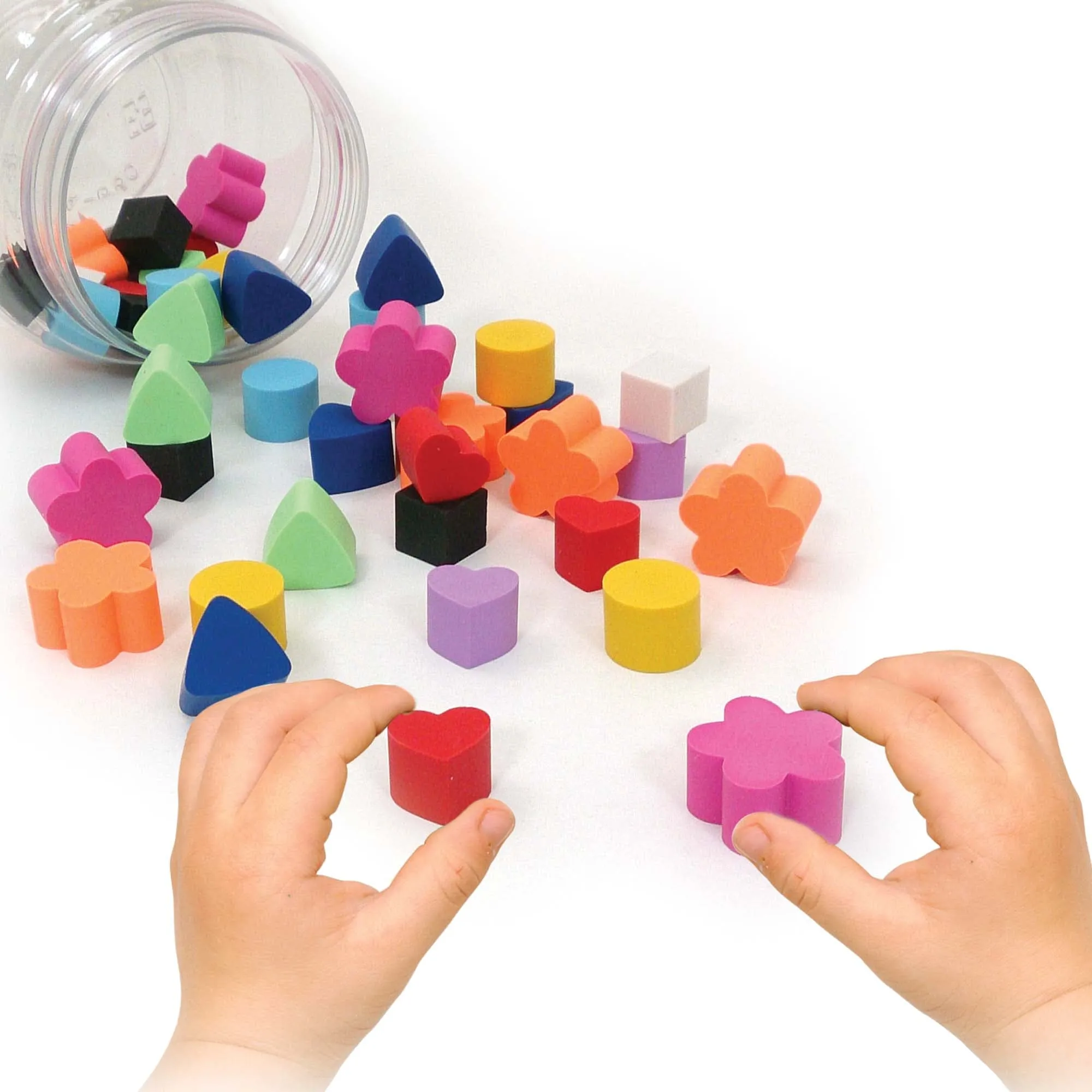 50Ct Fun Erasers